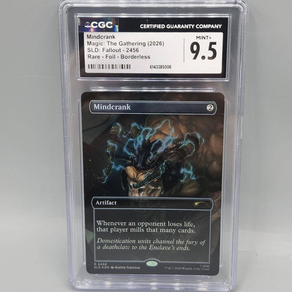 Mindcrank Foil Secret Lair X Fallout Holo Foil MTG SLD #2456 CGC 9.5 Mint